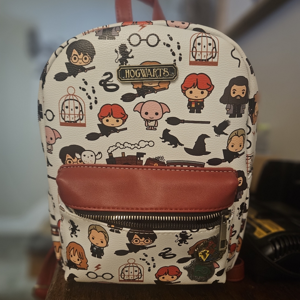 Harry Potter Hogwarts Chibi Loungefly Backpack